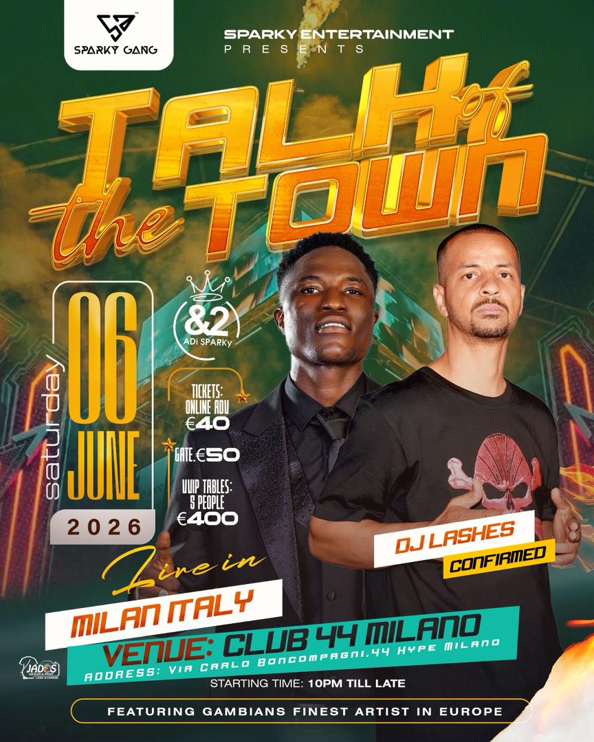 An2 Adi Sparky Album Launch Europe flyer