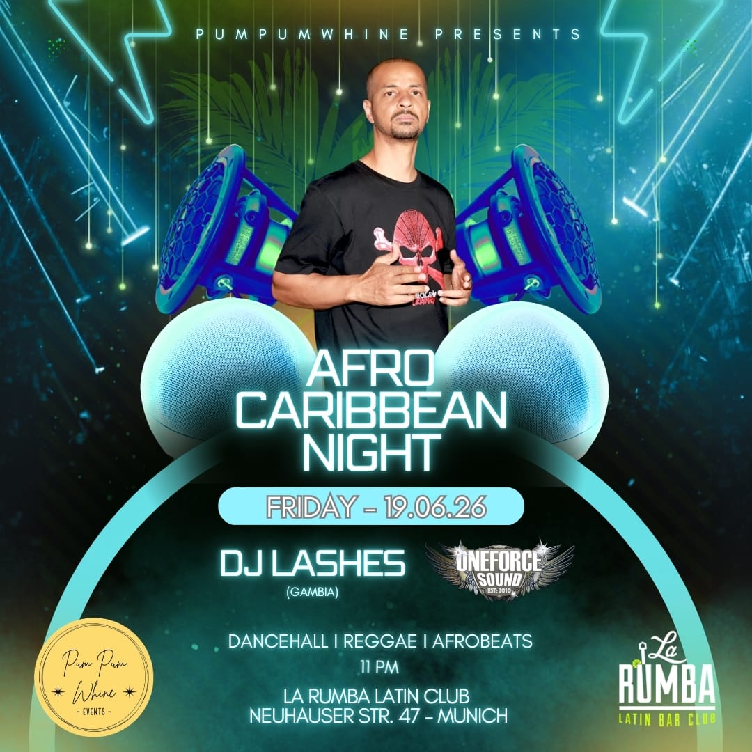 Afro Caribbean Night flyer