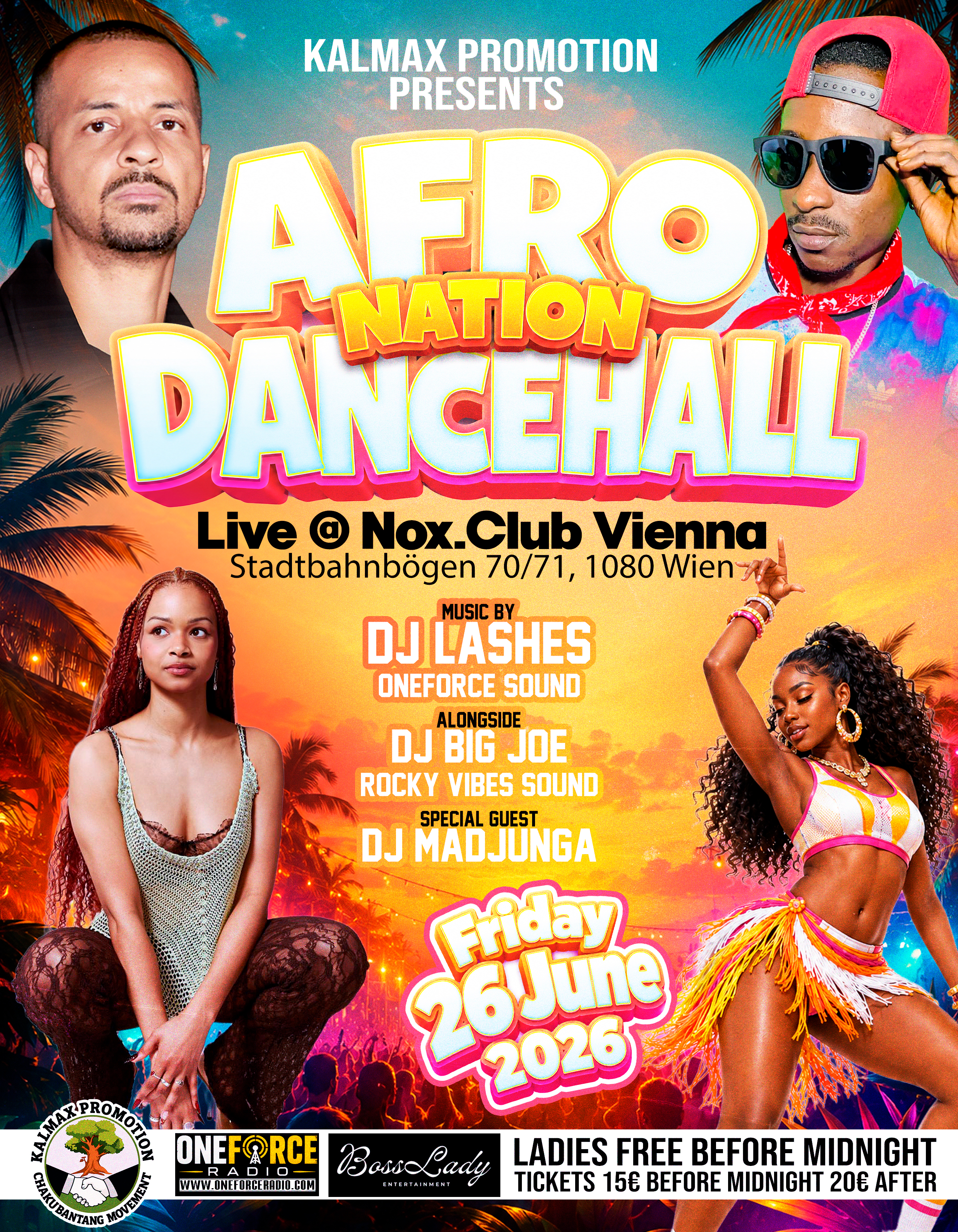 Afro Nation Dancehall flyer